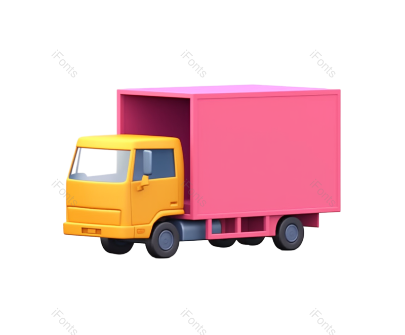 商品图片,插画元素,卡车PNG,商务免抠素材